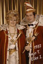 1972 Prinz Hajo I. (Brüggemann) & Prinzessin Elke I. (Brüggemann)